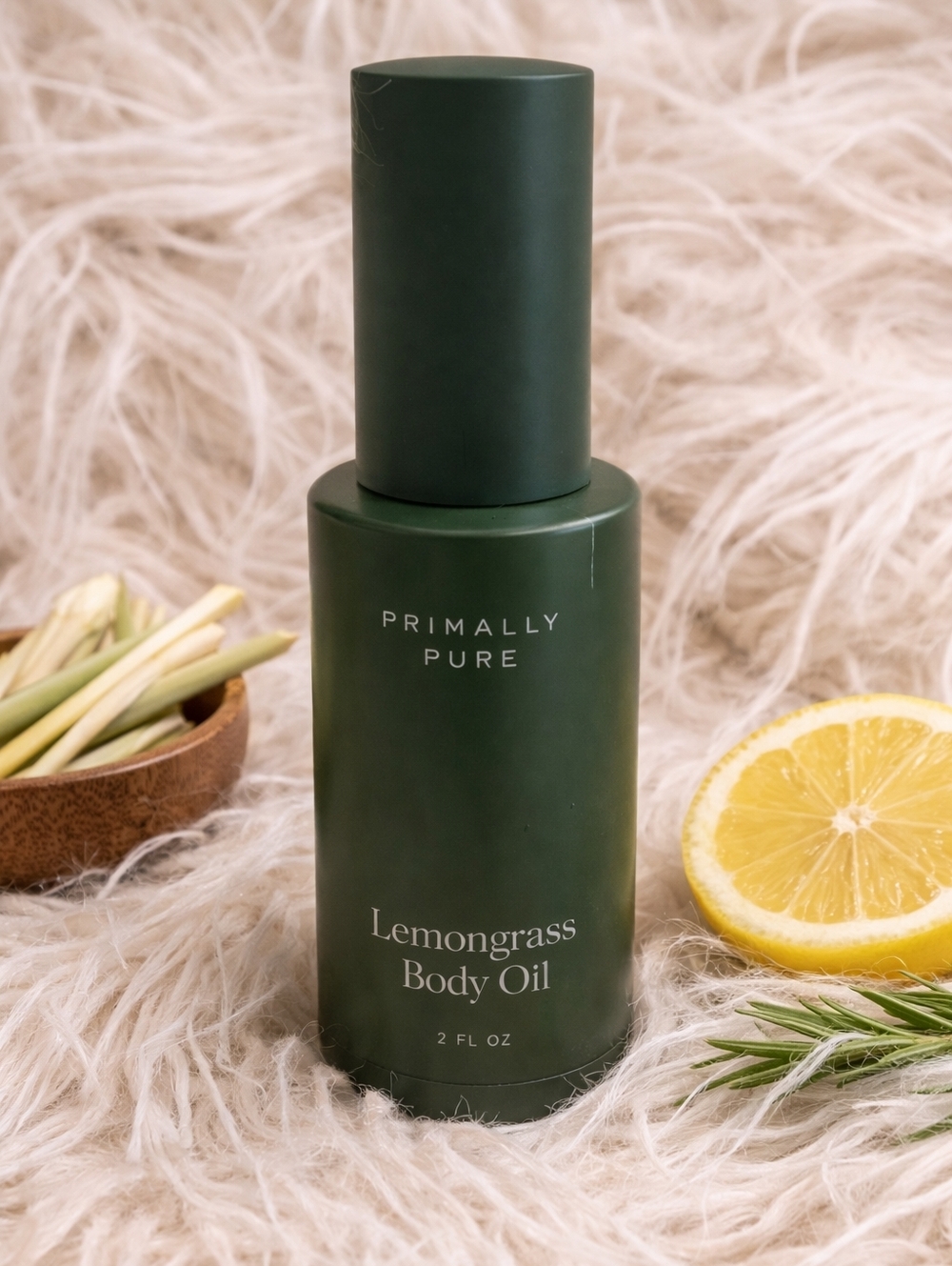 100% Natural Lemongrass Body Oil   Primally Pure